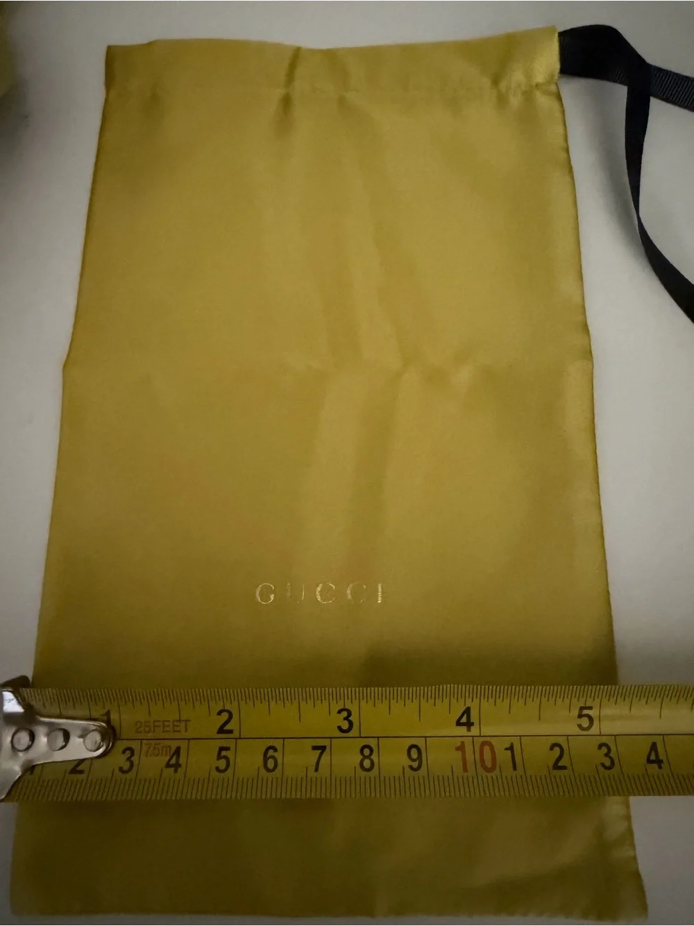 Gucci Olive Green Velvet Glasses Case with Olive Drawstring Pouch